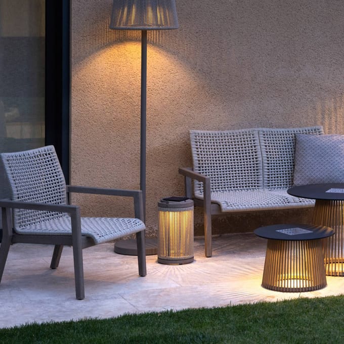Les Jardins Vloerlamp Rop&Strip hoogte 40 cm, 3.000 K, 500 lm