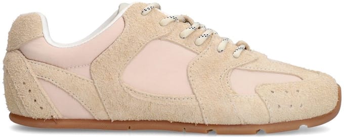 Sacha - Dames - Beige suède sneakers - Maat 36