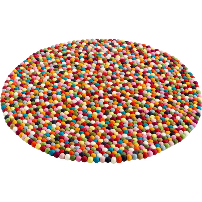 HAY - Vloerkleed Pinocchio - Ø 90 cm - multicolour - meerkleurig