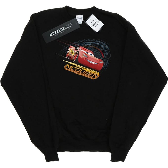 Disney Jongens Cars Bliksem McQueen Sweatshirt (Zwart)