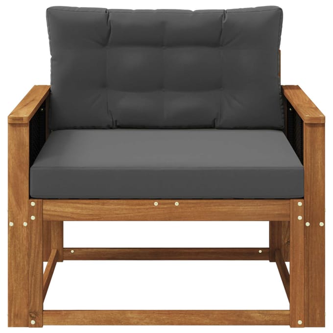 vidaXL - Buiten - Midden - Sofa - Massief - Acacia - Hout - Naturel