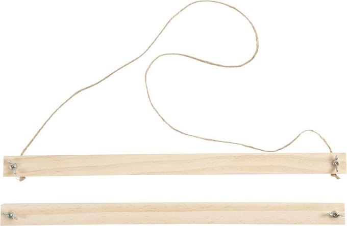 Poster hanger, H: 2 cm, D: 2,2 cm, B: 33,6 cm, 1 set