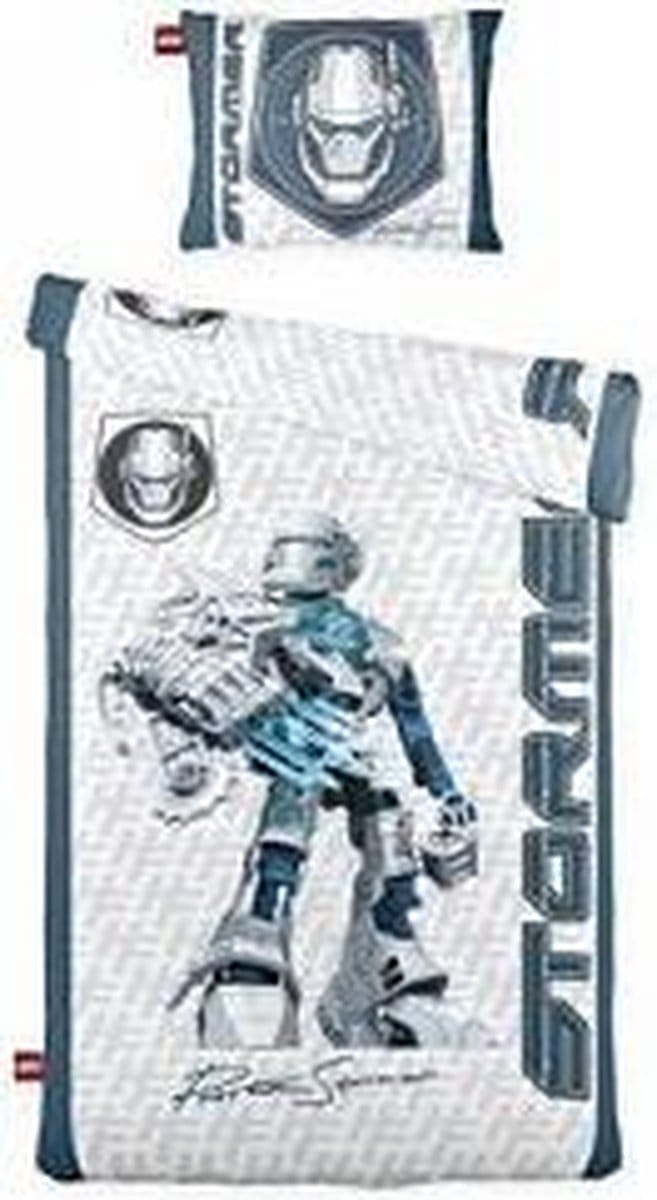LEGO Dekbedovertrek Stormer - Katoen - Eenpersoons - 140x200 cm - Wit