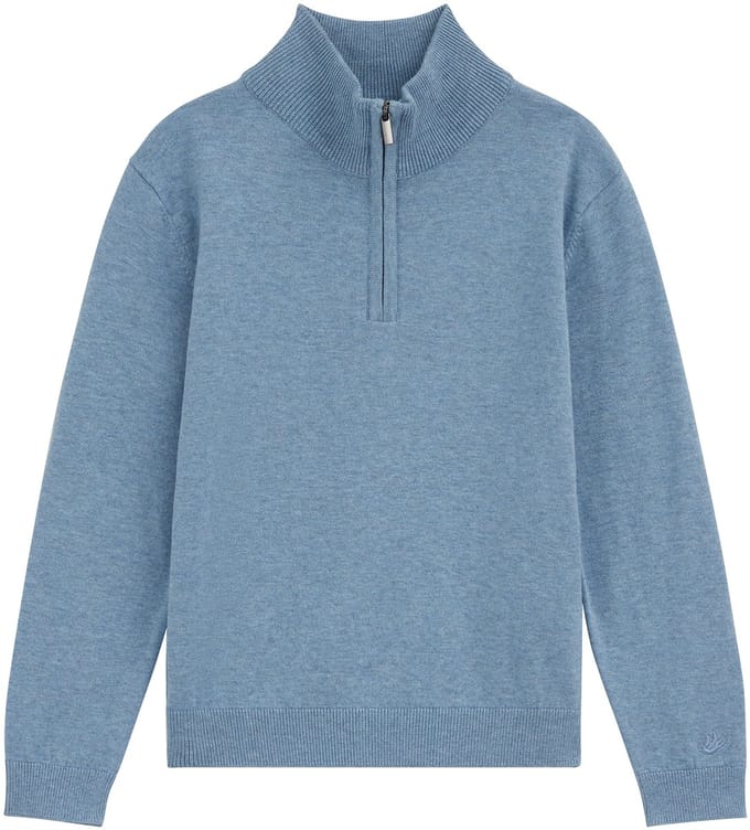 WE Fashion Jongens gebreide trui met quarter-zip