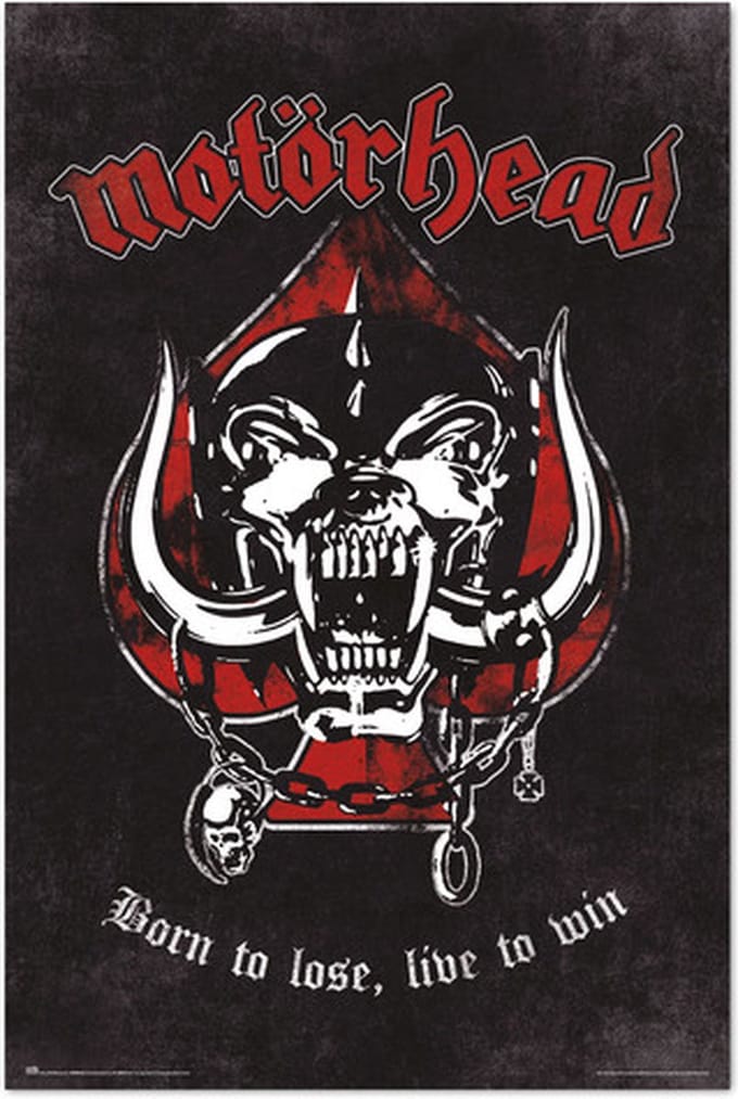 Motörhead Born To Lose - Maxi Poster - 61 x 96.5 cm