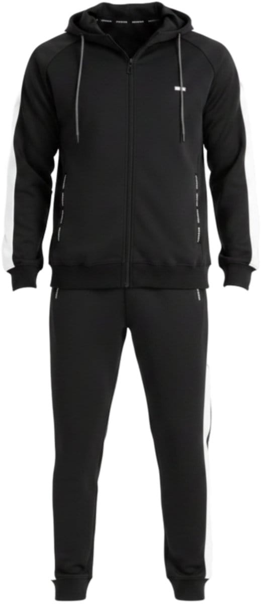 OMBRE Set - Lange Mouw - Effen Zwart M
