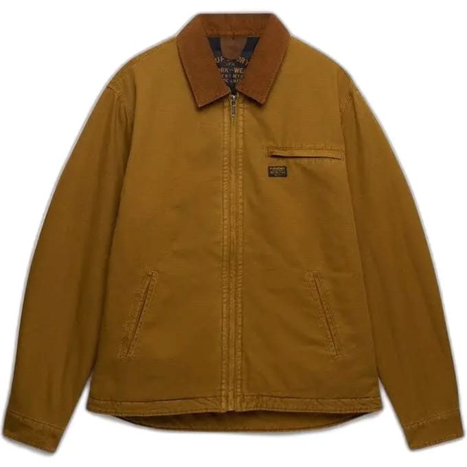 Superdry Workwear Ranch Jas Bruin L Man
