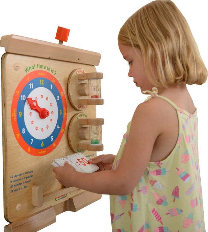 Masterkidz Klok leren lezen Flex Wall Educatief bord - UNI