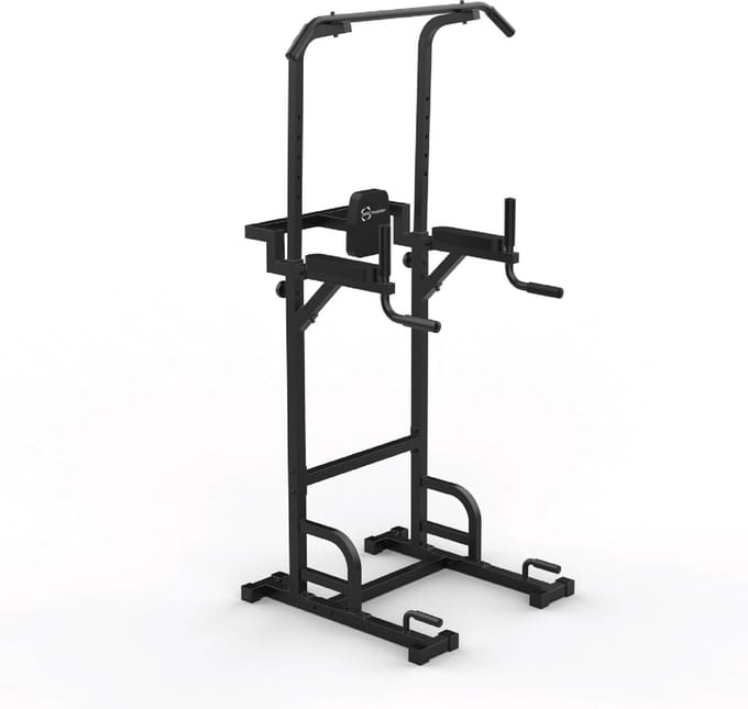 Power tower - zwart - 160-224 cm - 200 kg draagvermogen