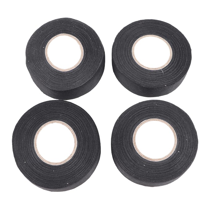 4 stuks Auto Kabelboom Tape Automotive Kabelboom Doek Hoge Temp Elektrische Isolatie Zelfklevend
