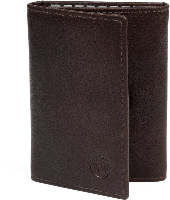 Montreal Bruine RFID Leren Sleutelhouder