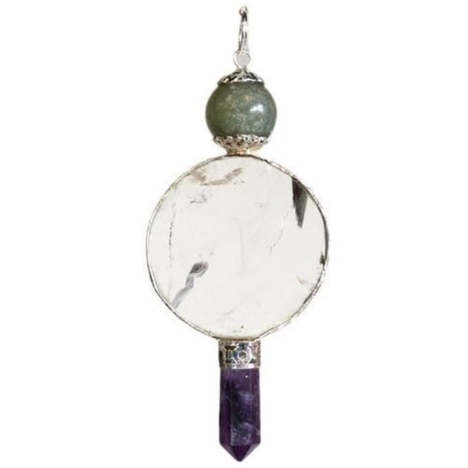 Ancient Wisdom - Decoratief beeld - LED displaystandaard met kristal - verlichting - presentatie - decoratie - geschenk - interieur - ornament