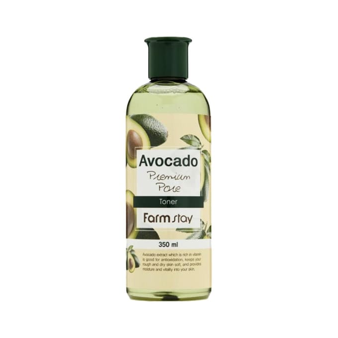 FARM STAY Avocat Premium Pore Toner 350 ml (3 options) 1pcs beige