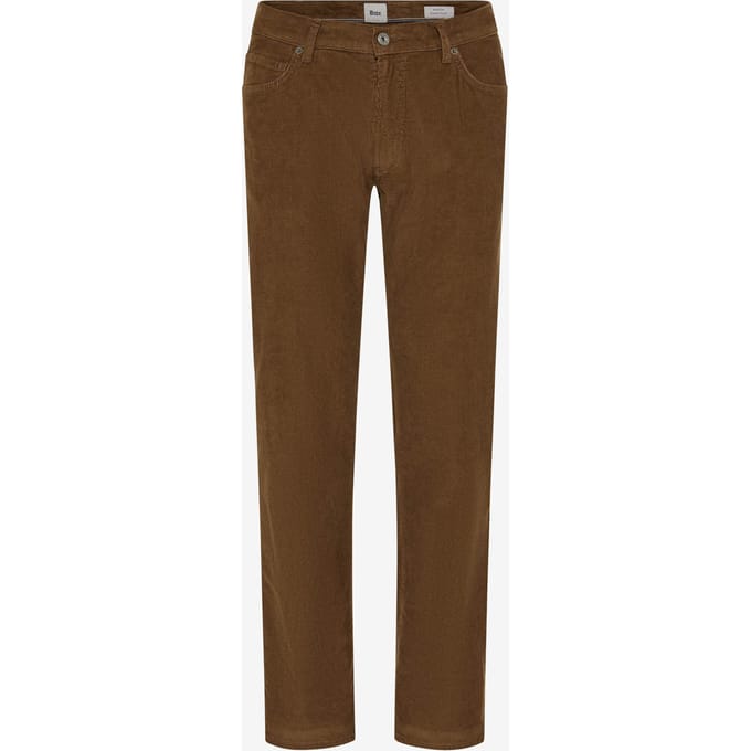 Brax Heren Jeans  Style CLINT CAPPUCINO, bruin, maat 34/32