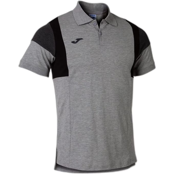 Joma Confort Iii Korte Mouw Poloshirt Grijs M Man