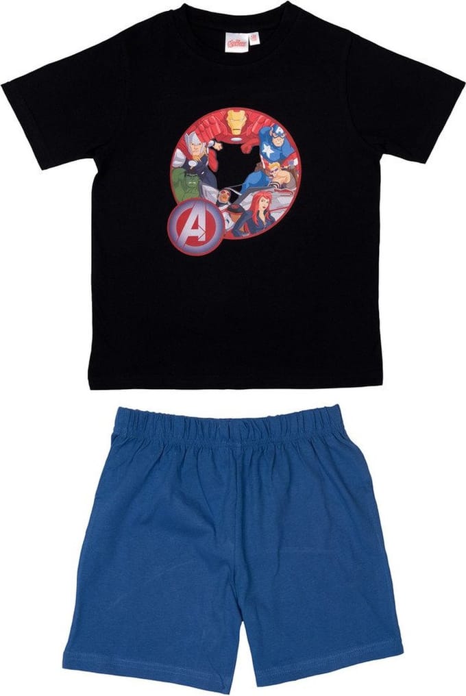 Marvel Avengers Shortama - Katoen - Maat 110/116