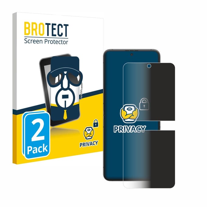 BROTECT - privacy screenprotector voor Samsung Galaxy Z Flip 5 - Folie Beschermfolie Blauwlichtfilter 2 Stuks