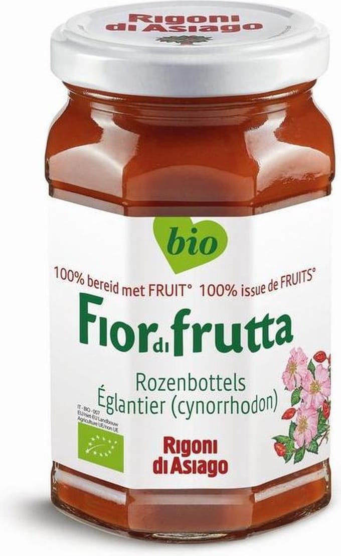 Fiordifrutta Jam Rozenbottel Bio 250 gr