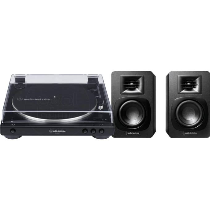 Audio-Technica AT-LP60XBTBK + Audio-Technica ATH-SP3X Zwart