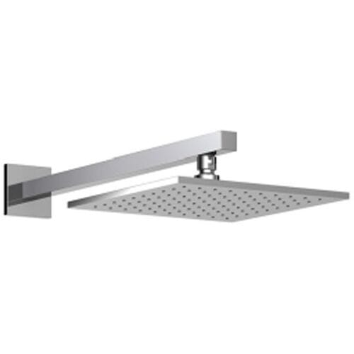 HSK wall bracket straight with overhead shower square 25 x 25 cm, 1140100