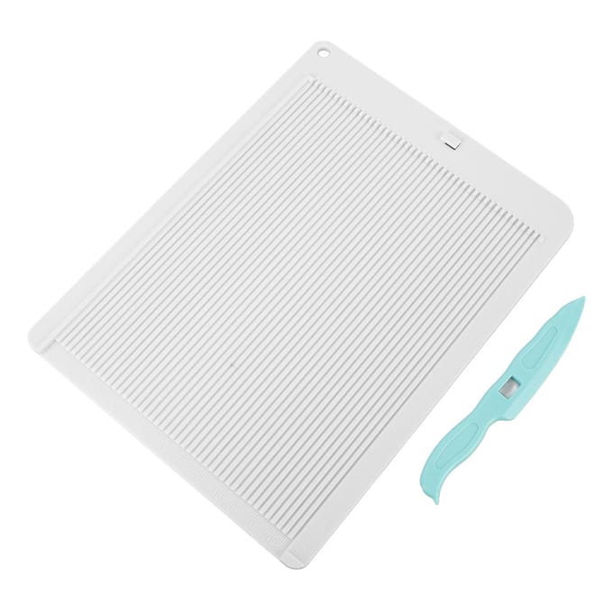 Multifunctioneel scorebord, enveloppenmaker, schrijf- en meetinstrument voor het maken van kaarten white