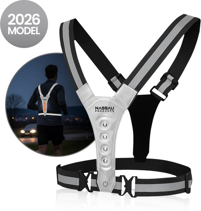 Hardloop Verlichting - Hardloopvest - Inclusief USB lader - - Reflecterend Hesje - Running vest - Hardloopvest Oplaadbaar