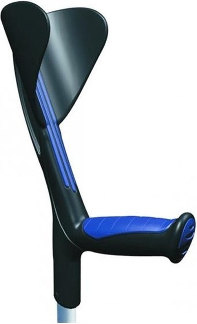 Advance crutch with soft anatomical handle