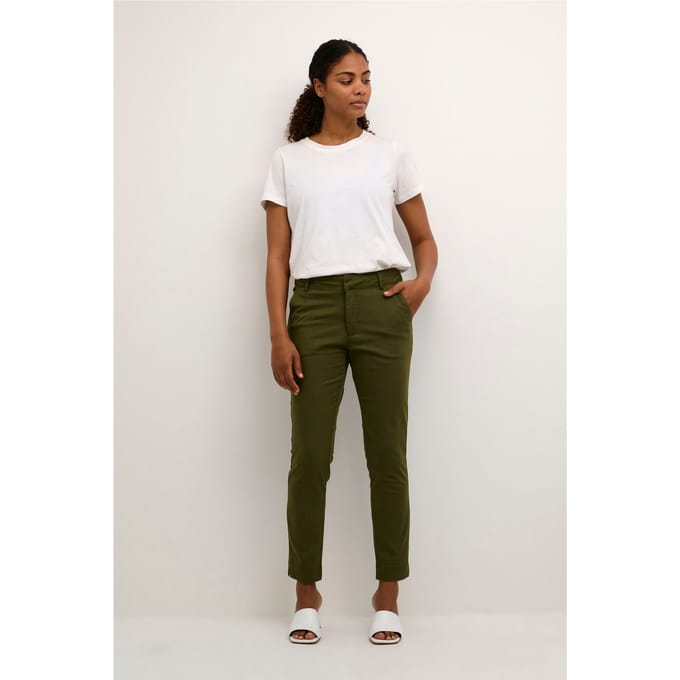 Casual broek Regular fit Grape Leaf green