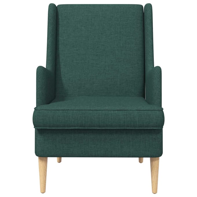 vidaXL - Fauteuil - Donkergroen - Stof