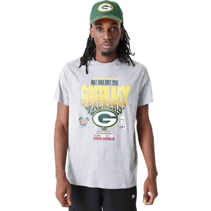 New Era T-shirt Grijs