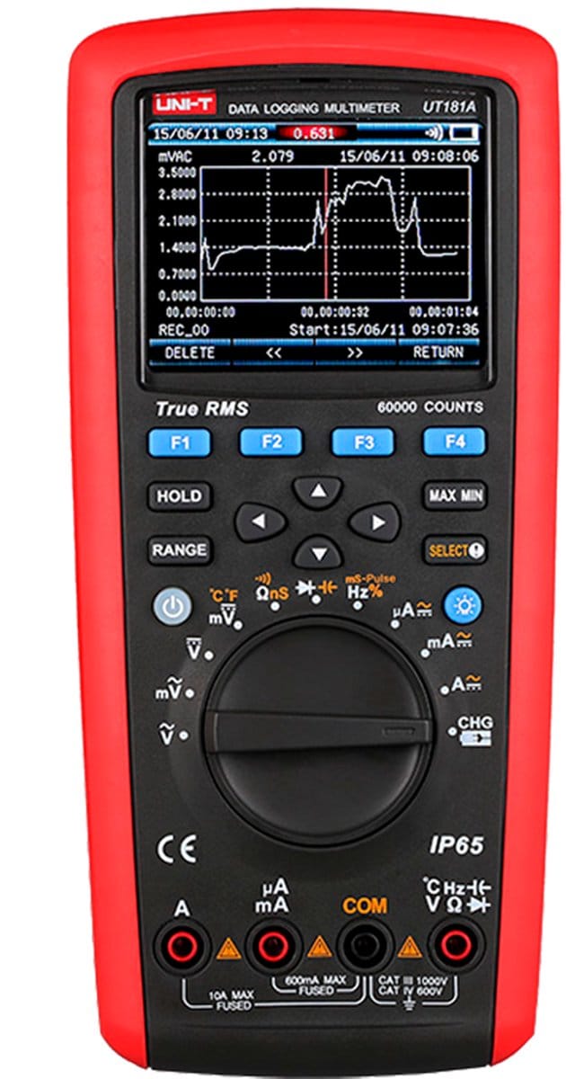 UNI-T UT181A - Multimeter - True RMS - Hoge Nauwkeurigheid - Kleurendisplay