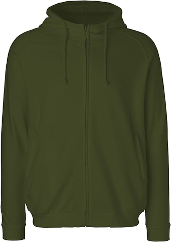 Neutral Unisex Hoodie With Hidden Zip NE63401 - MILITARY - M