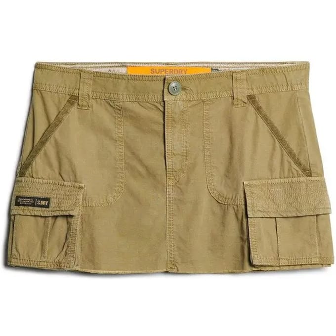 Superdry Utility Parachute rok Groen Grootte: 38