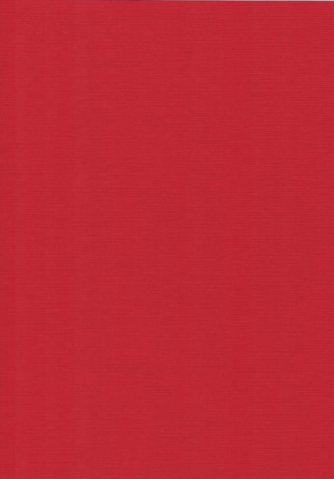 20 Linnen kaarten papier - A5 - Rood - Cardstock - 21 x 14,8cm - 240 grams - karton