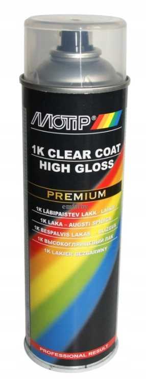 Vernis Transparent 1K Vernis Transparent 500ml Premium Klar Motip