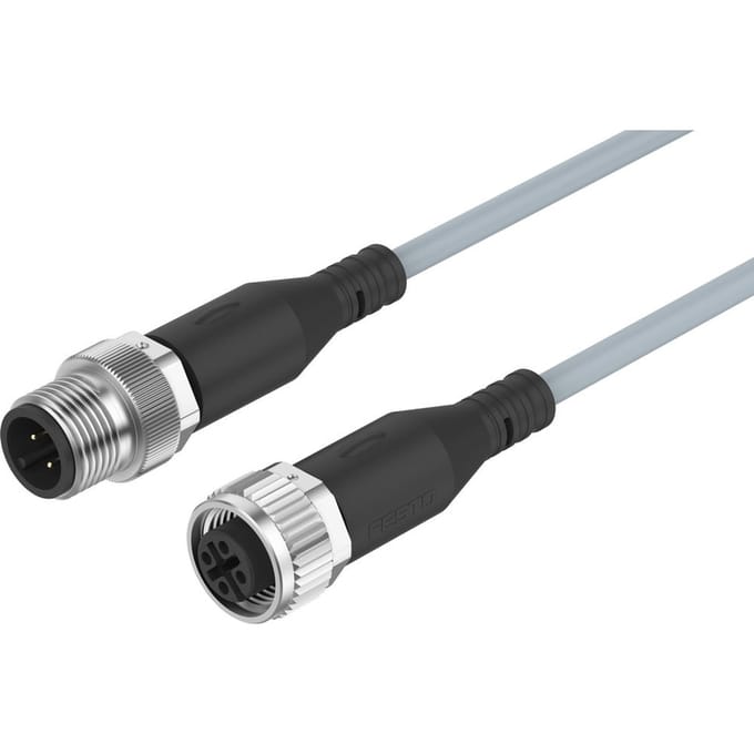 Festo Aansluitkabel M12x1/M8x1 A- Gecodeerd EN 61076-2-101 2.5m - 554036