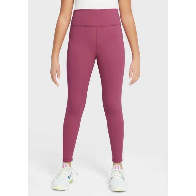 Nike Dri-Fit One Tight Meisjes-Berry