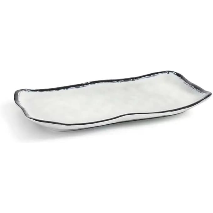 Rechthoekig melamine dienblad Lacor Sea 29x17,5x3 cm