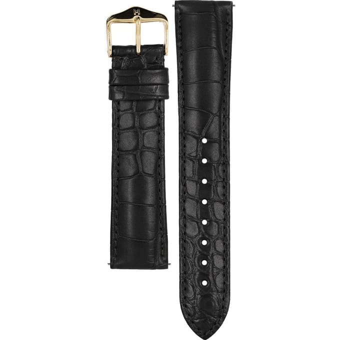 Hirsch 10200759-1-18 Genuine Alligator Horlogeband