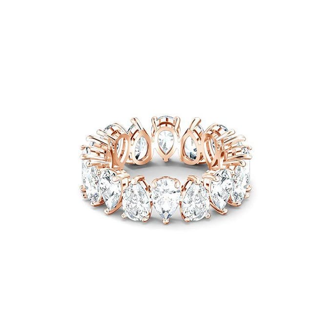 Swarovski Vittore Peer Ring Damesringen Roségoud 5585425 Box (Random Color),55 white