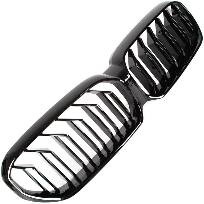 ModEcar - Grille Tussen Koplampen - BLACK GLOSSY DOUBLE BAR - BMW 5 G30 G31 LCI 2020