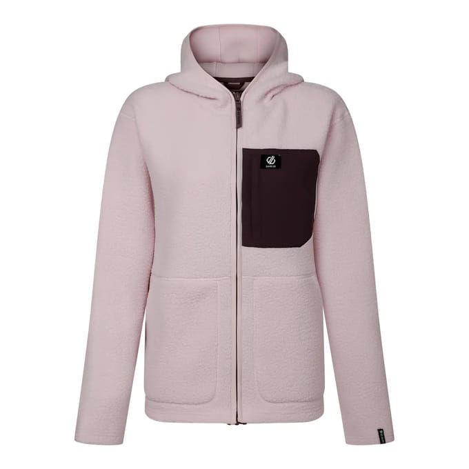 Dames fleece met capuchon Dare 2B Firn Borg