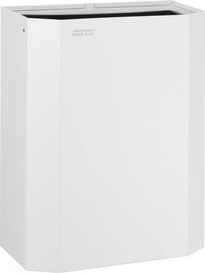 Mediclinics | Afvalbak | Opentop | Wit | Inhoud: 25 liter
