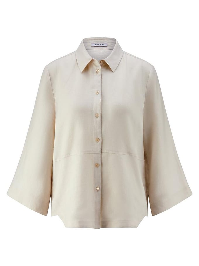 Blouse Van Peter Hahn beige