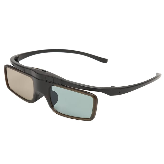 3D-bril 96-144HZ Hoge lichtdoorlaatbaarheid Oplaadbare DLP Link 3D actieve shutterbril voor 3D