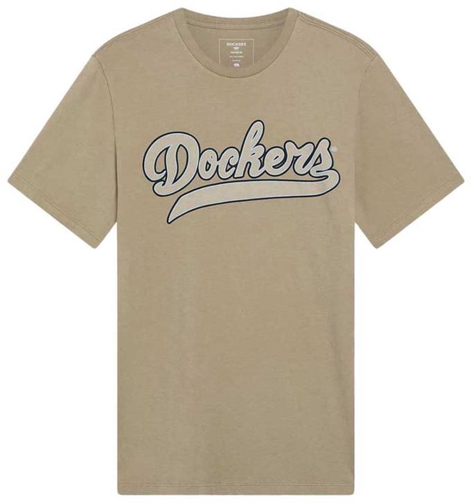 Dockers Graphic Slim T-shirt Met Korte Mouwen Beige M Man
