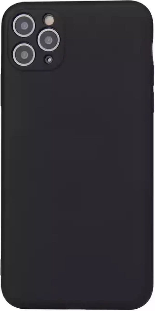 TPU back cover Geschikt voor Apple iPhone 11 Pro Max - Zwart hoesje