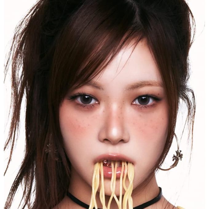 LE SSERAFIM - [SPAGHETTI] 1er Album Single COMPACT RAGU RED