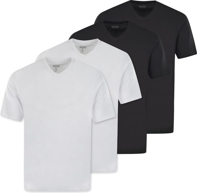 hajo T-shirt Verpakking van 4