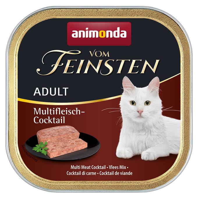 6x100g Adult Multi-Vleescocktail animonda Vom Feinsten Kattenvoer